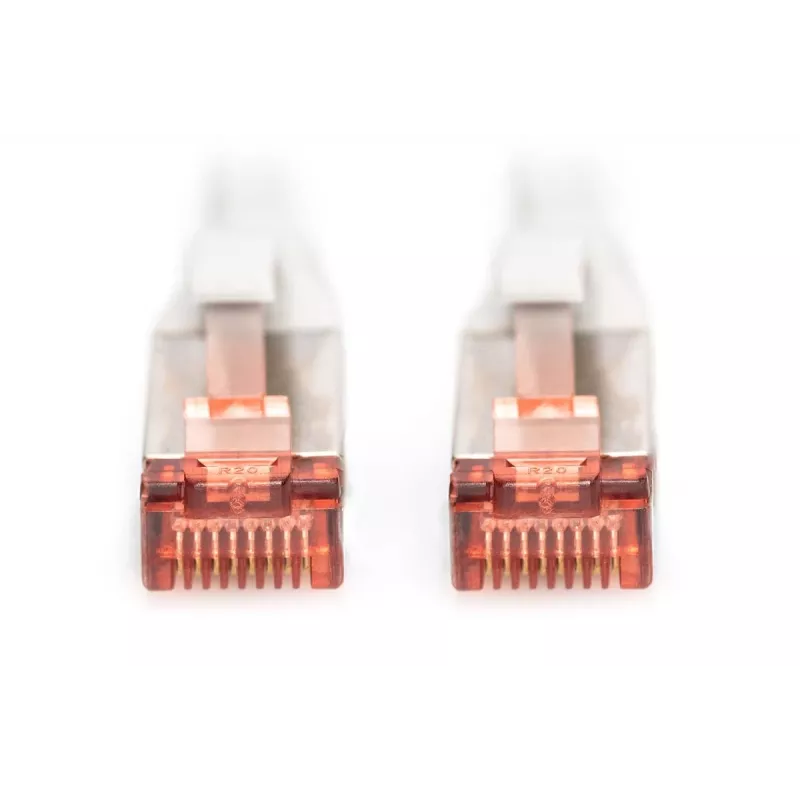 DIGITUS Patchkabel - CAT6 - S/FTP - Snagless - Cu - 10 m - grau