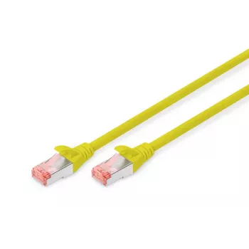 DIGITUS Patchkabel - CAT6 - S/FTP - Rastnasenschutz - Cu - 10m - gelb