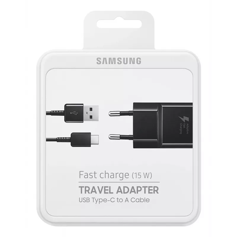 Samsung EP-TA20 Universal Schwarz AC Schnellladegerät Innen, Außen