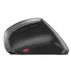 CHERRY MW 4500 Kabellose 45-Grad-Maus, Schwarz, USB, Rechtshänder, Vertikales Design, Optisch, RF Wireless, 1200 DPI, Schwarz