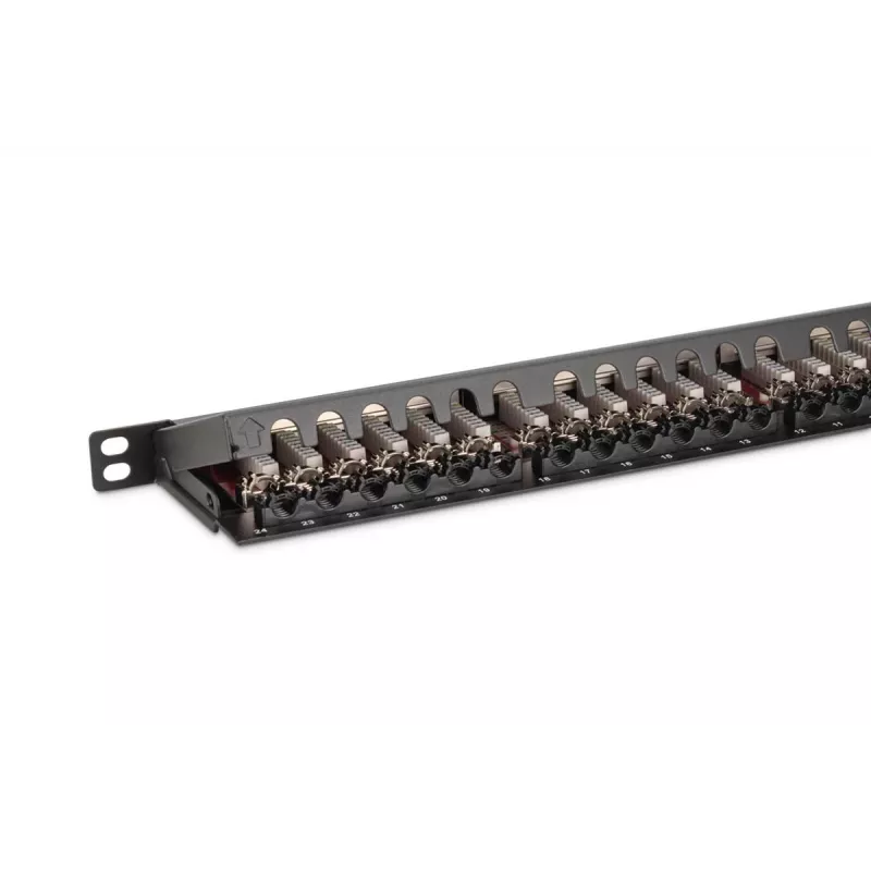 DIGITUS Patchpanel CAT6a geschirmt 24-Port 0,5HE (dn91624sslea)
