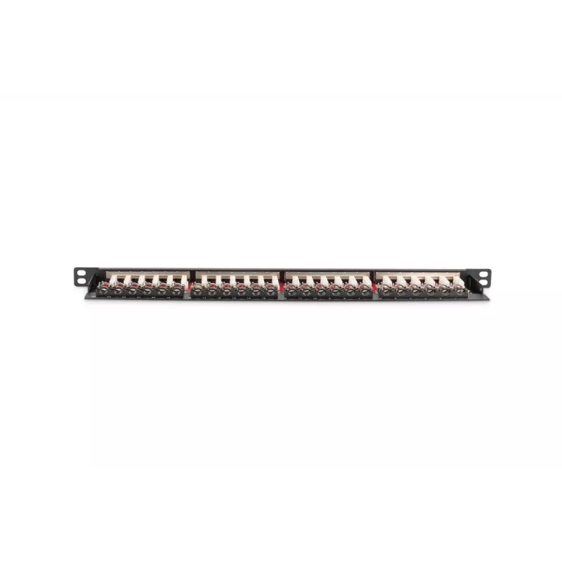 DIGITUS Patchpanel CAT6a geschirmt 24-Port 0,5HE (dn91624sslea)