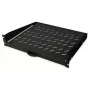 DIGITUS 2U ausziehbare Ablage für Schränke ab 450 mm Tiefe 88x483x352 mm, bis 30 kg, schwarz (RAL 9005)