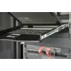 DIGITUS Modularisierte 43,2 cm (17 Zoll) TFT-Konsole mit 1-Port KVM, RAL 9005 schwarz Qwertzu Deutsch
