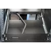 DIGITUS Modularized 48.3cm (19in) TFT console with 8 port Cat.5 KVM, RAL 9005 Schwarz - Qwertzu German
