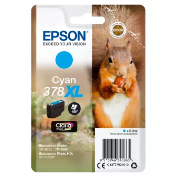 Epson Squirrel Einzelpackung Cyan 378XL Claria Photo HD Tinte