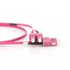 DIGITUS Glasfaser-Patchkabel, SC auf SC Multimode OM4 - 50/125 µ, Duplex, Farbe RAL4003 Länge 2 m