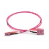 DIGITUS Glasfaser-Patchkabel, LC auf SC Multimode OM4 – 50/125 µ, Duplex, Farbe RAL4003, Länge 10 m