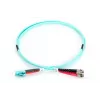 DIGITUS Glasfaser-Patchkabel, LC auf ST Multimode 50/125 µ, Duplex Länge 3m Klasse OM3