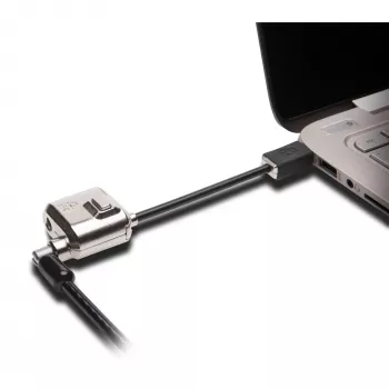 Kensington MiniSaver Mobile Keyed Lock, 1,8 m, Kensington, Schlüssel, Flachschlüssel, Kohlenstoffstahl, Schwarz