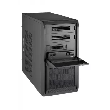 Chieftec LT-01B-350GPB Computergehäuse Mini Tower schwarz 250 W