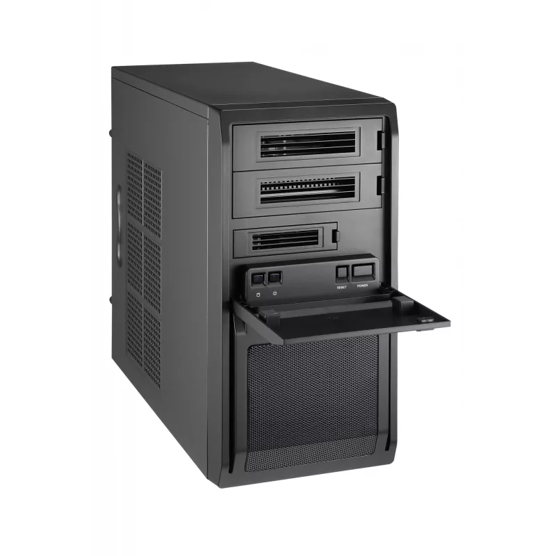 Chieftec LT-01B-350GPB Computergehäuse Mini Tower schwarz 250 W