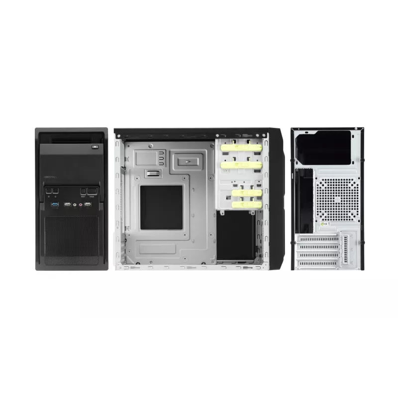 Chieftec LT-01B-350GPB Computergehäuse Mini Tower schwarz 250 W