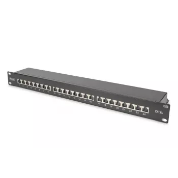 DIGITUS Professional CAT6A, Klasse EA Patch Panel, geschirmt
