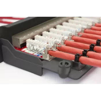 DIGITUS Professional CAT6A, Klasse EA Patch Panel, geschirmt