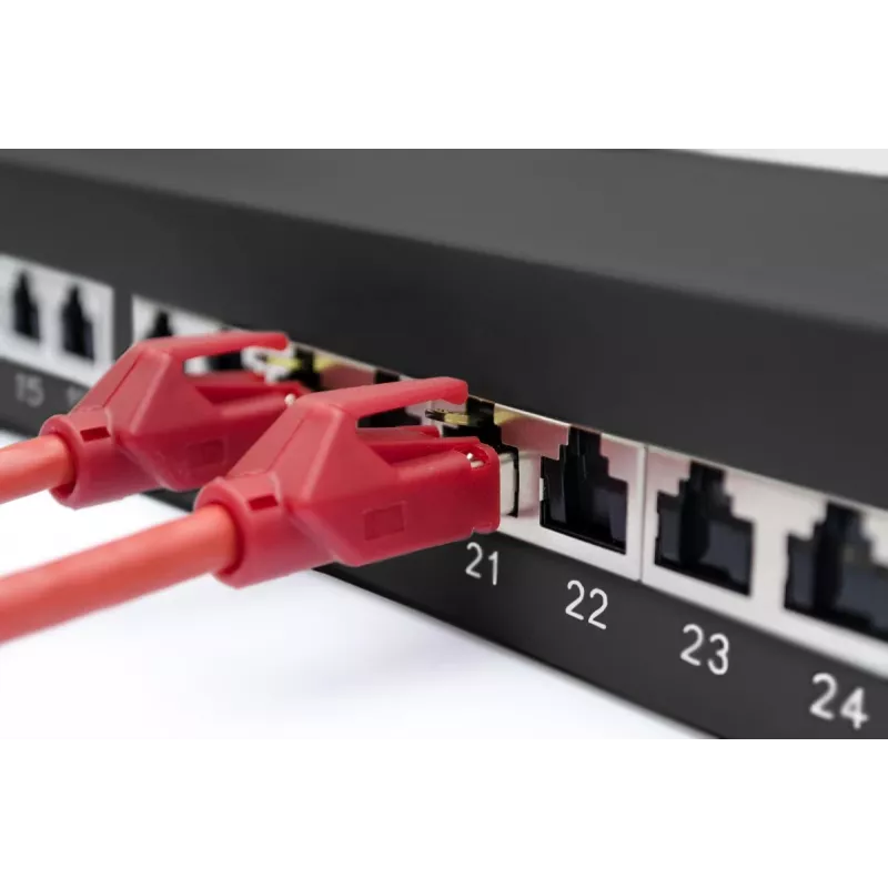 DIGITUS Professional CAT6A, Klasse EA Patch Panel, geschirmt