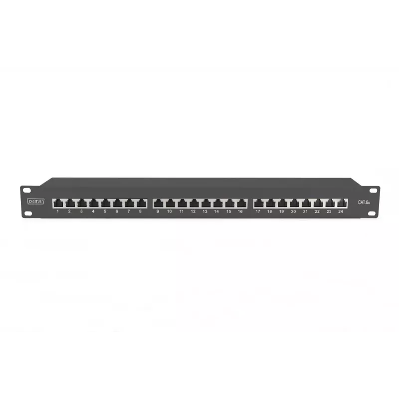 DIGITUS Professional CAT6A, Klasse EA Patch Panel, geschirmt