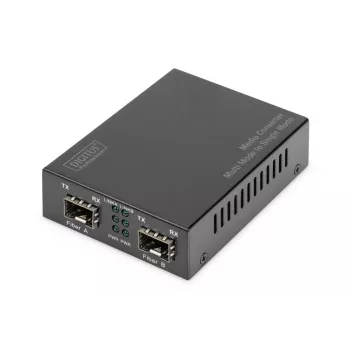 DIGITUS Multi-/Singlemode Medienkonverter Gigabit 850nm 1310nm 1550nm (SM)