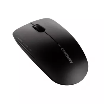 CHERRY MW 2400 Wireless Maus, Schwarz, USB, Ambidextrous, Optical, RF Wireless, 1200 DPI, Schwarz