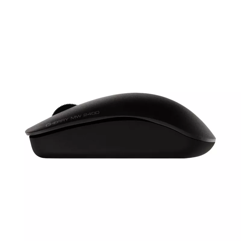 CHERRY MW 2400 Wireless Maus, Schwarz, USB, Ambidextrous, Optical, RF Wireless, 1200 DPI, Schwarz