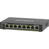 NETGEAR 8-Port Gigabit Ethernet PoE+ Plus Switch (GS308EP) Managed L2/L3 Gigabit Ethernet (10/100/1000) Power over Ethernet (PoE) Schwarz