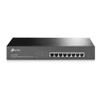 TP-Link TL-SG1008MP Unmanaged Gigabit Ethernet (10/100/1000) Power over Ethernet (PoE) 1U Schwarz
