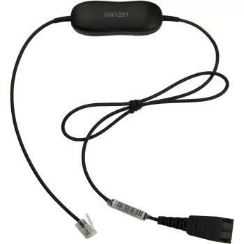 Jabra GN1221 Sound limiter QD auf RJ9, Kabel, Schwarz