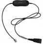 Jabra GN1221 Sound limiter QD auf RJ9, Kabel, Schwarz