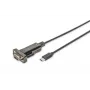 DIGITUS USB Typ-C 2.0 auf Seriell Konverter, DSUB 9M 1m Kabel