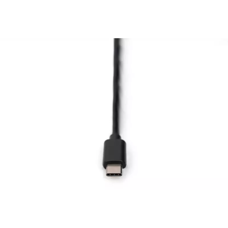 DIGITUS USB Typ-C 2.0 auf Seriell Konverter, DSUB 9M 1m Kabel