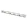 DIGITUS Modular Patch Panel - geschirmt mit 24x DN-93615 24-Port 1U Rackeinbau grau RAL 7035