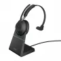 Jabra Evolve2 65 USB-A UC Mono mit Ladestation - Schwarz, Kabellos, Büro/Callcenter, 20 - 20000 Hz, 99,2 g, Headset, Schwarz