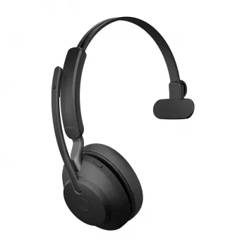 Jabra Evolve2 65 USB-C UC Mono - Schwarz, kabellos, Büro/Callcenter, 20 - 20000 Hz, 99,2 g, Headset, Schwarz