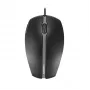 CHERRY GENTIX SILENT Kabelmaus, Schwarz, USB, beidhändig, optisch, USB Typ-A, 1000 DPI, Schwarz