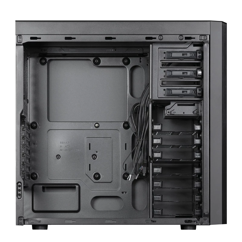 PC-Gehäuse CHIEFTEC CW-01B-OP Tower Schwarz — SPCC, 7×3,5-Zoll-Schächte, 7×2,5-Zoll-Schächte, 3×5,25-Zoll-Schächte, bis zu 410 mm GPU