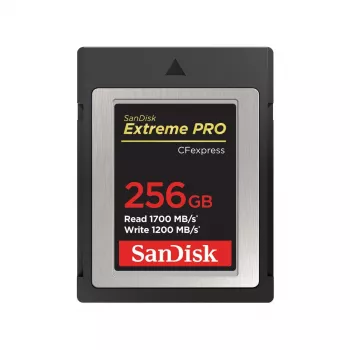 WESTERN DIGITAL SanDisk CF Express Extreme Pro 256 GB, 1700 MB/s Lesen, 1200 MB/s Schreiben