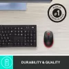 Maus Logitech M190 Wireless USB Rot