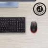 Maus Logitech M190 Wireless USB Rot