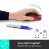 Maus Logitech M190 Wireless USB Rot