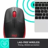 Maus Logitech M190 Wireless USB Rot