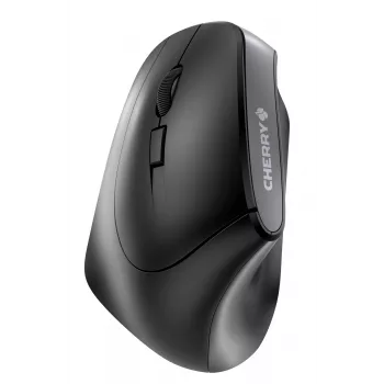 CHERRY MW 4500 LEFT Kabellose 45-Grad-Maus, Schwarz, USB