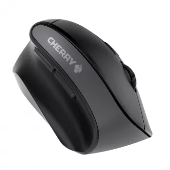 CHERRY MW 4500 LEFT Kabellose 45-Grad-Maus, Schwarz, USB