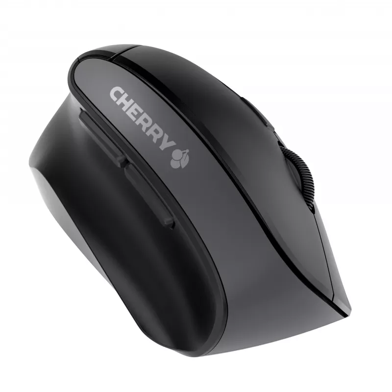 CHERRY MW 4500 LEFT Kabellose 45-Grad-Maus, Schwarz, USB