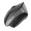 CHERRY MW 4500 LEFT Kabellose 45-Grad-Maus, Schwarz, USB