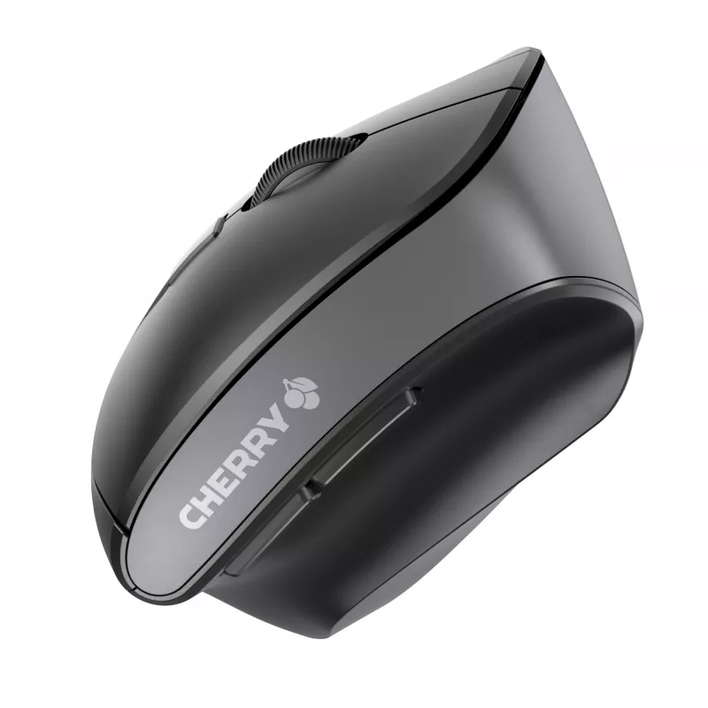CHERRY MW 4500 LEFT Kabellose 45-Grad-Maus, Schwarz, USB
