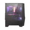 MSI MAG FORGE 100R Midi Tower Gaming Computer Case 'Schwarz, 2x 120mm ARGB PWM-Lüfter, 1x 120mm Lüfter, 1-6 ARGB Hub, Mystic Light Sync, Tempered Glass Panel, ATX, mATX, mini-ITX'