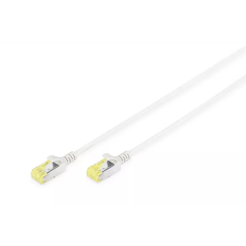 DIGITUS schlank Patchkabel - CAT6A - U/FTP - Snagless - Cu - 10m - Grau