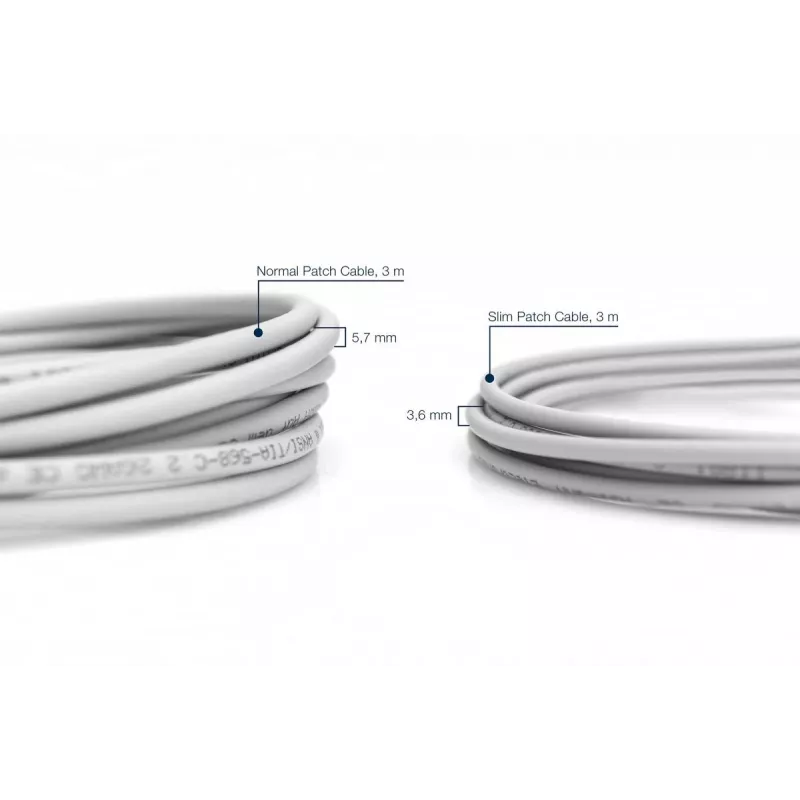 DIGITUS schlank Patchkabel - CAT6A - U/FTP - Snagless - Cu - 10m - Grau