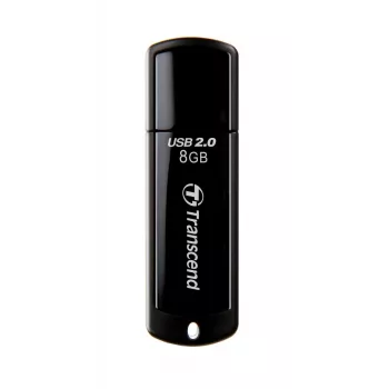 TRANSCEND Jetflash 350 - 8 GB USB-Stick - USB 2.0 - Schwarz