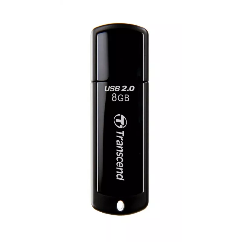 TRANSCEND Jetflash 350 - 8 GB USB-Stick - USB 2.0 - Schwarz
